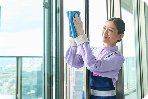窓ガラス・サッシ・網戸クリーニング